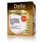 GOLD & COLLAGEN Koncentrovana krema sa koloidnim zlatom i kolagenom protiv bora 45+ za učvršćivanje i zaštitu kože 50ml