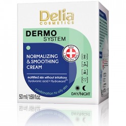 DERMO SYSTEM - Normalizujuća krema sa efektom zaglađivanja kože 50ml