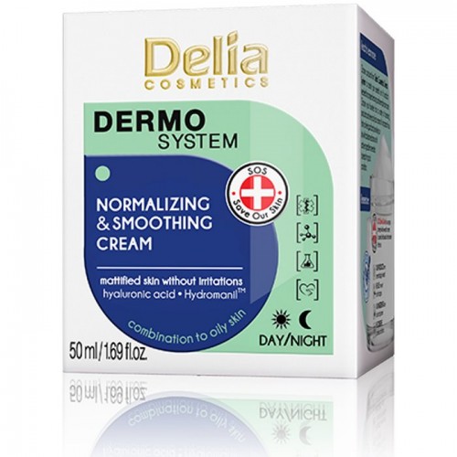 DERMO SYSTEM - Normalizujuća krema sa efektom zaglađivanja kože 50ml