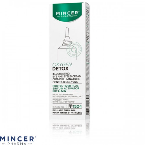 MINCER PHARMA OXIGEN DETOX N° 1504 - Krema za posvetljenje predela oko očiju i očnog kapka 15ml 